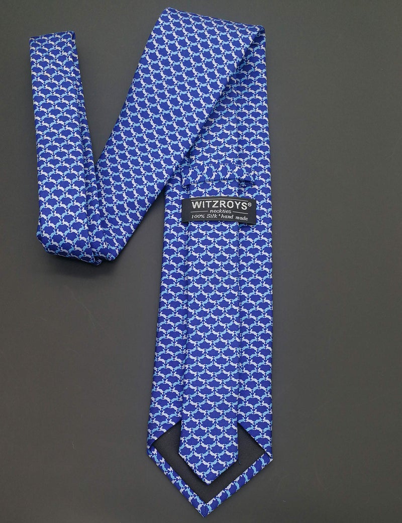 WITZROYS 100% Silk Ties for Men Handmade Neckties with Bunnies Printed+Gift box - Image 4